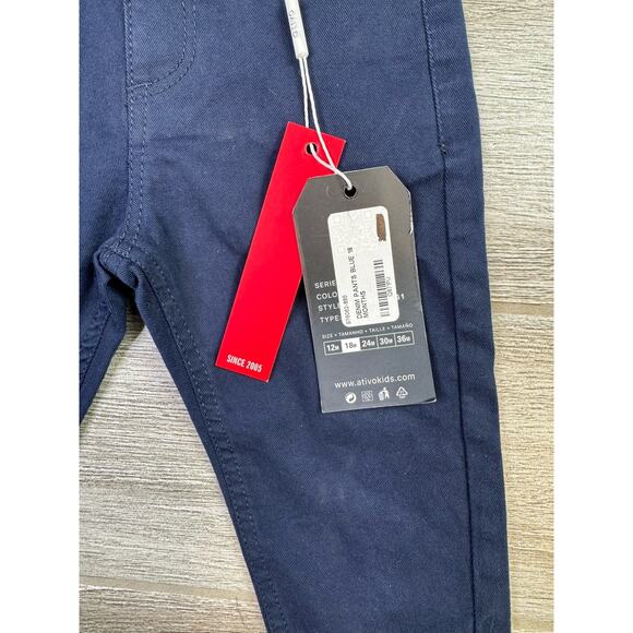 Ativo 18 months blue pants with adjustable waist - Picture 3 of 11